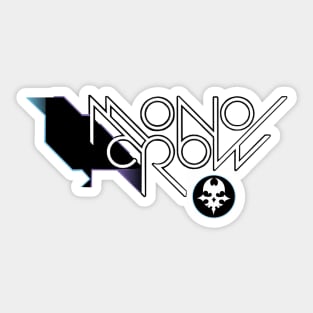 Mono crow brand Sticker